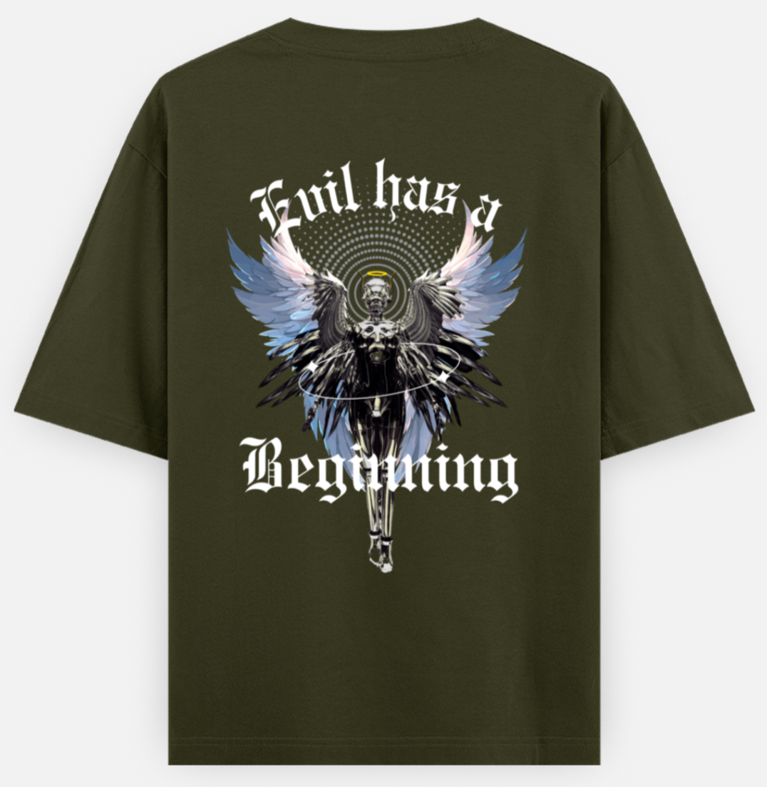 Evil Beginning | Standard Oversized Tee | YR-SND-D11