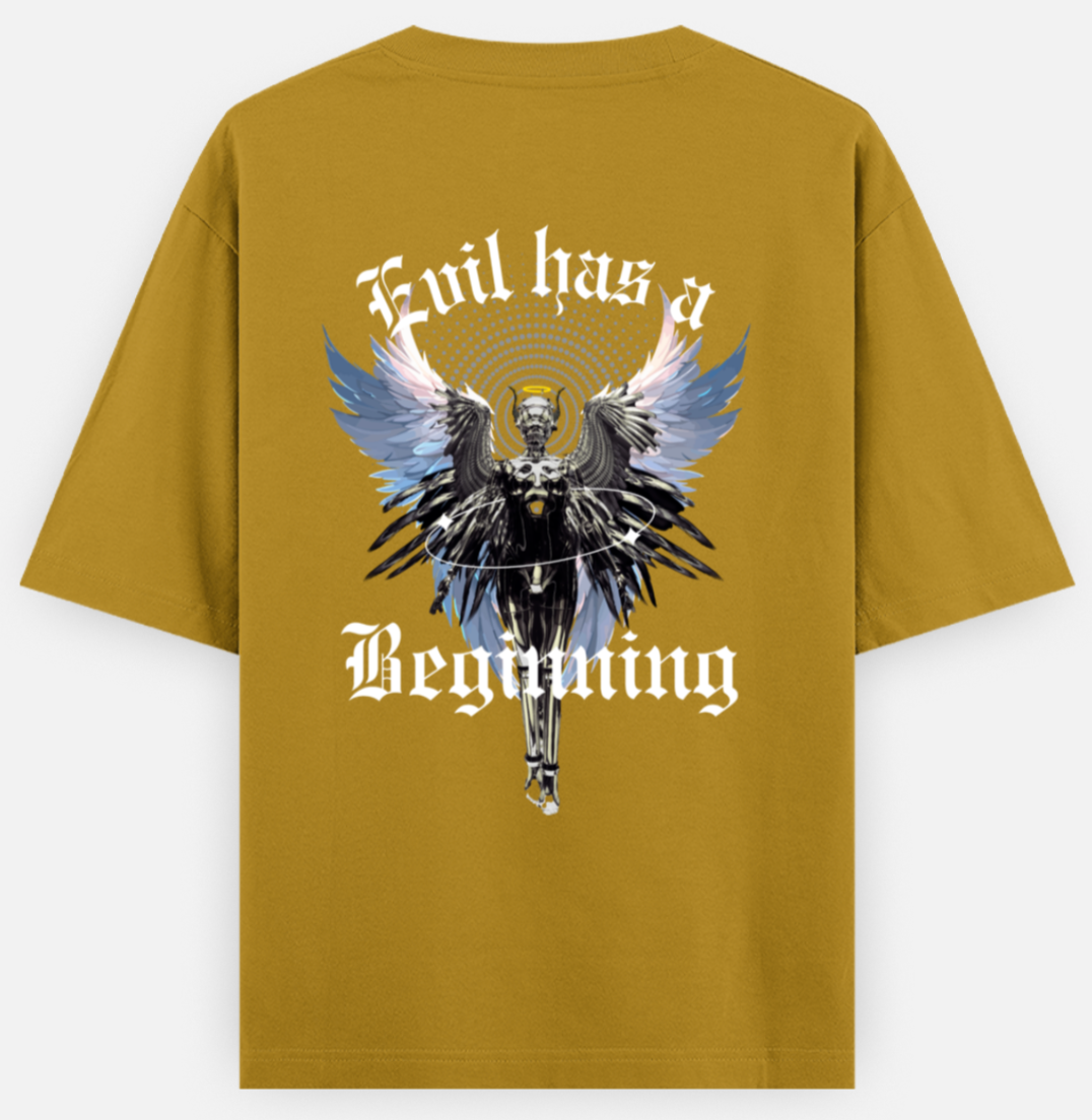 Evil Beginning | Standard Oversized Tee | YR-SND-D11