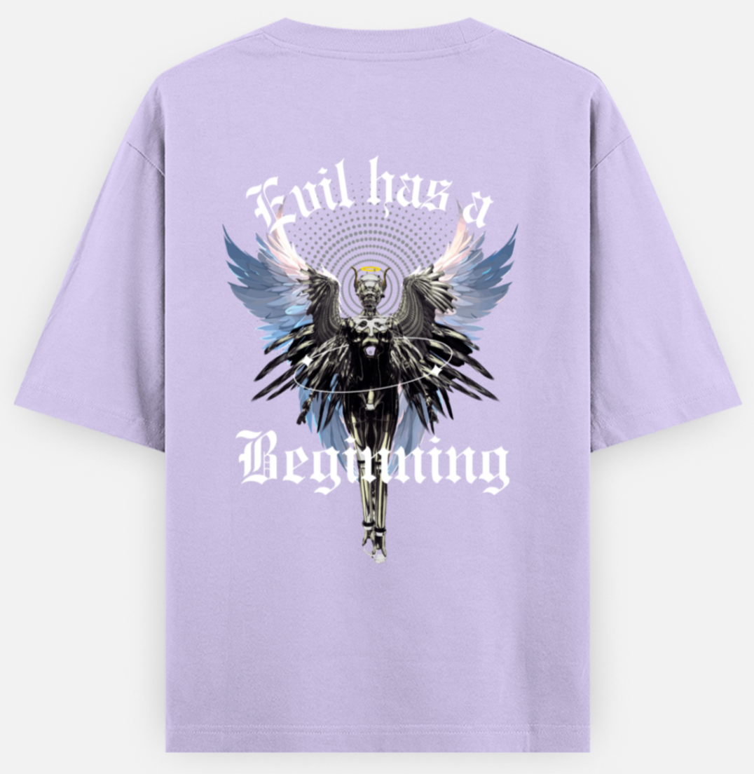 Evil Beginning | Standard Oversized Tee | YR-SND-D11