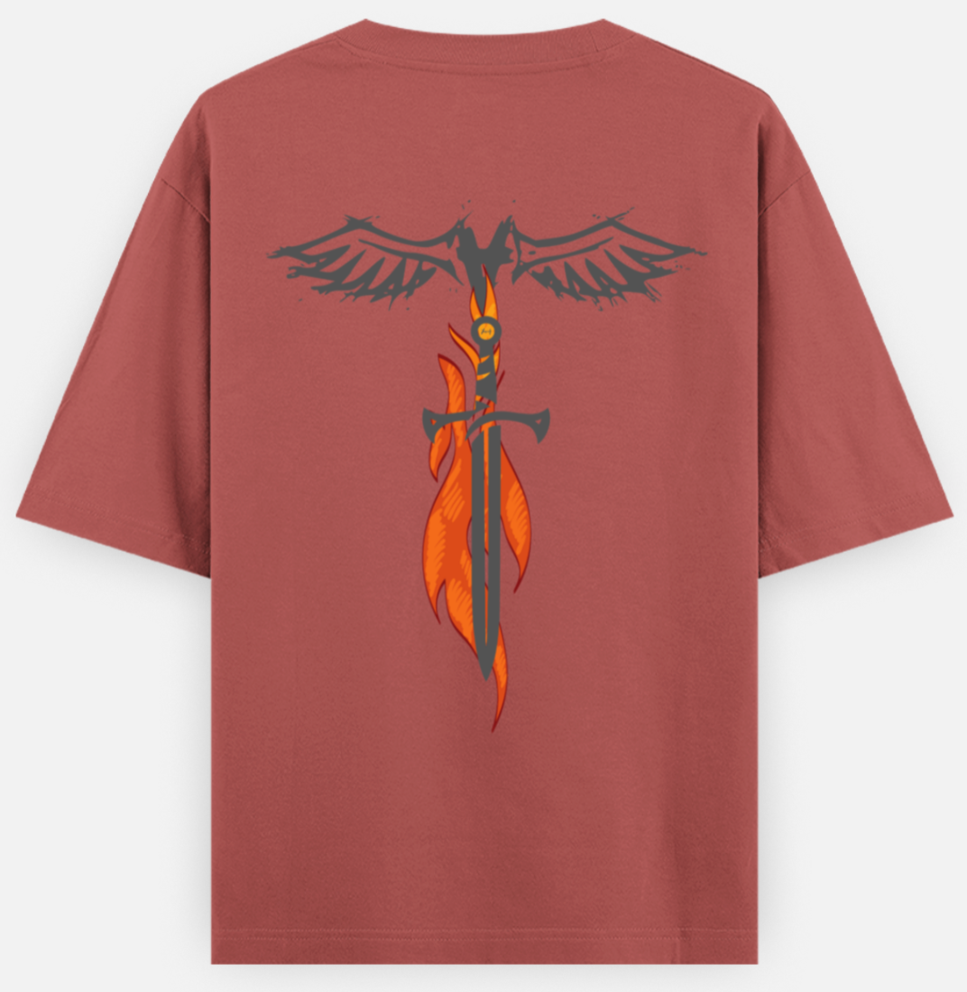 Flying Sword | Standard Oversized Tee | YR-SND-D04