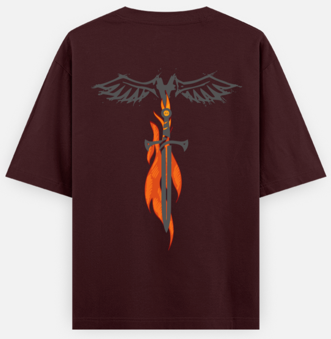 Flying Sword | Standard Oversized Tee | YR-SND-D04