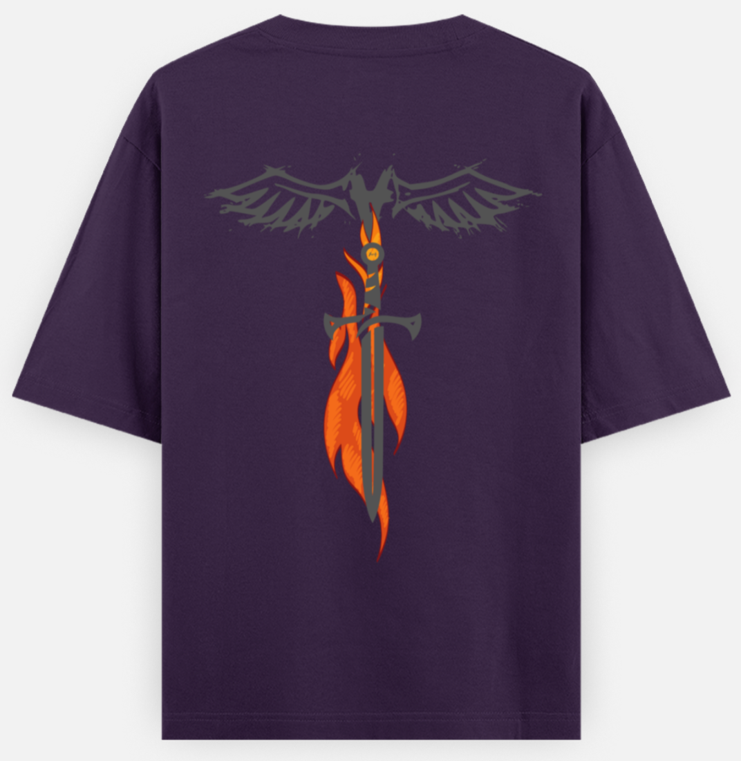 Flying Sword | Standard Oversized Tee | YR-SND-D04