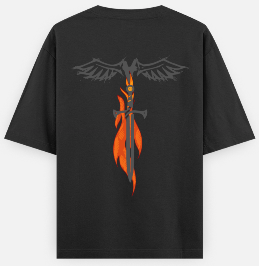 Flying Sword | Standard Oversized Tee | YR-SND-D04