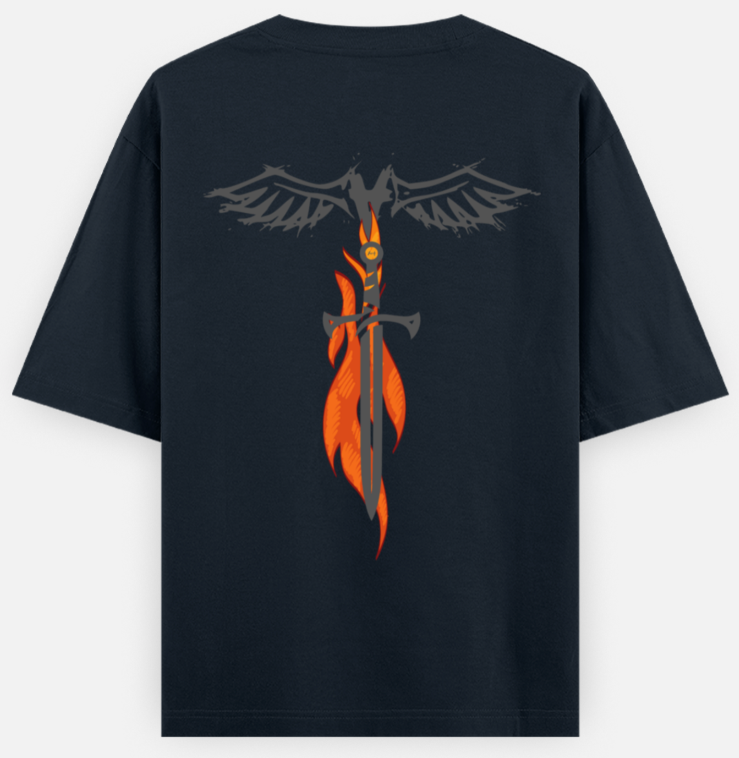 Flying Sword | Standard Oversized Tee | YR-SND-D04