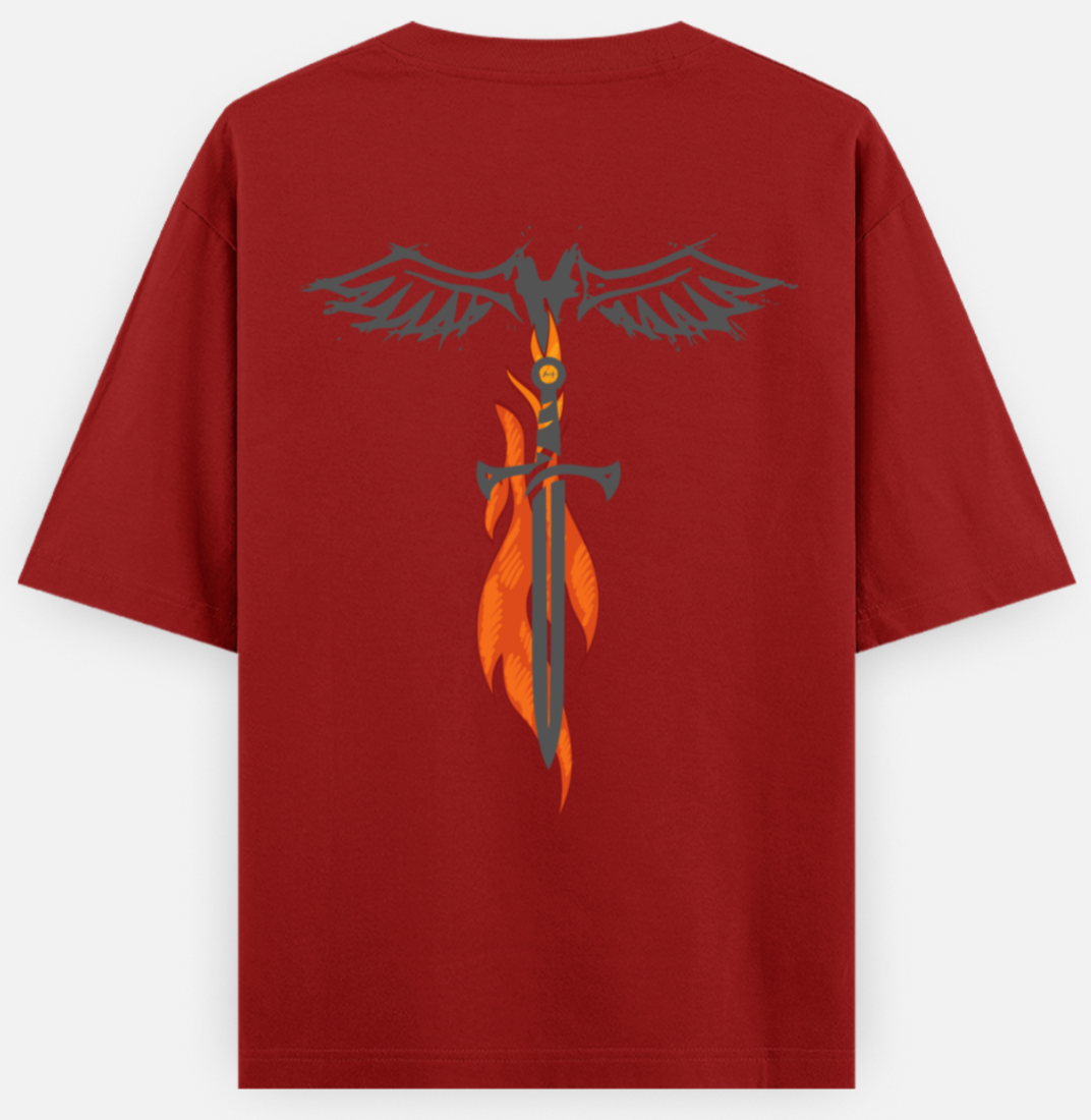 Flying Sword | Standard Oversized Tee | YR-SND-D04