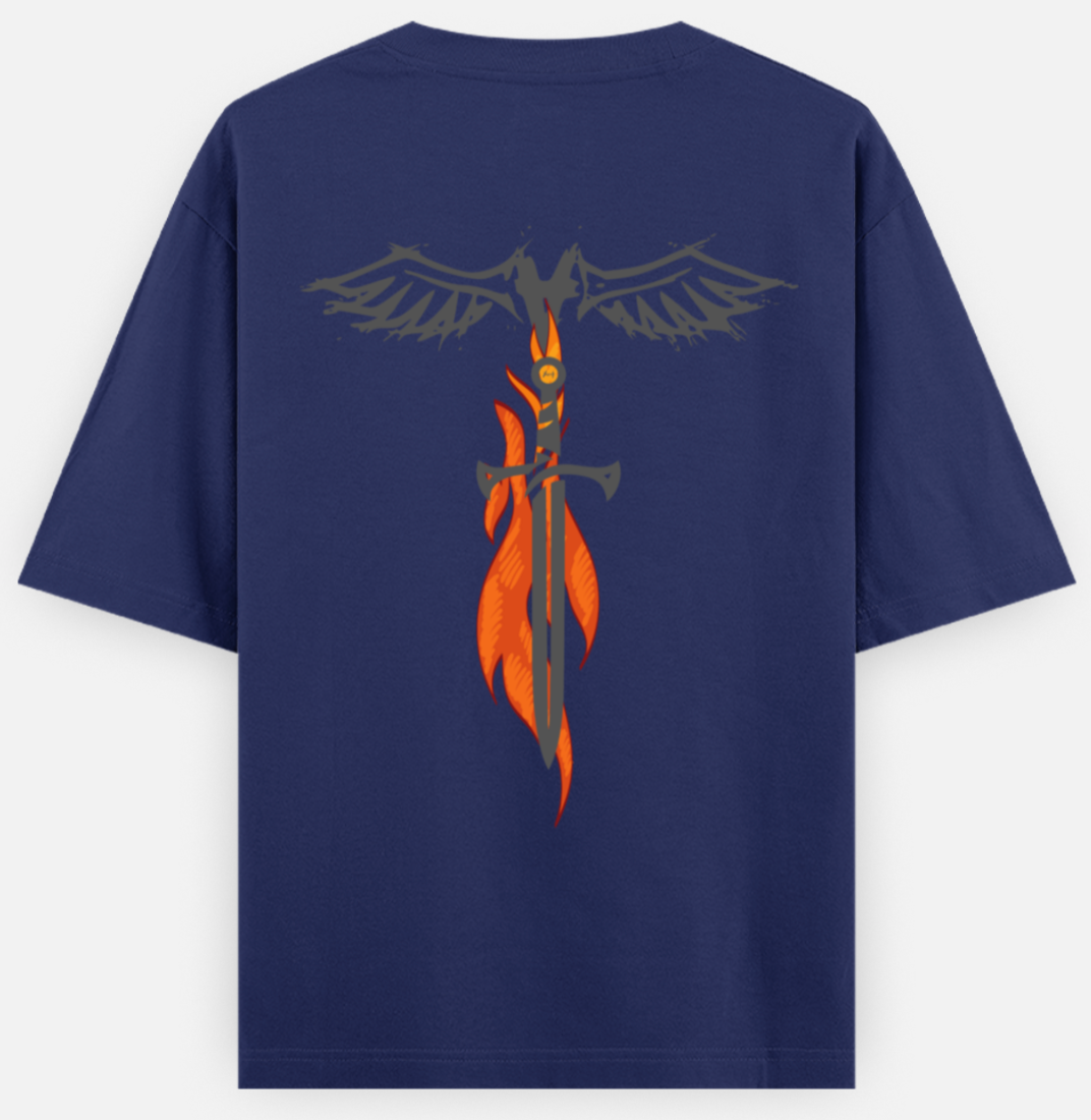 Flying Sword | Standard Oversized Tee | YR-SND-D04