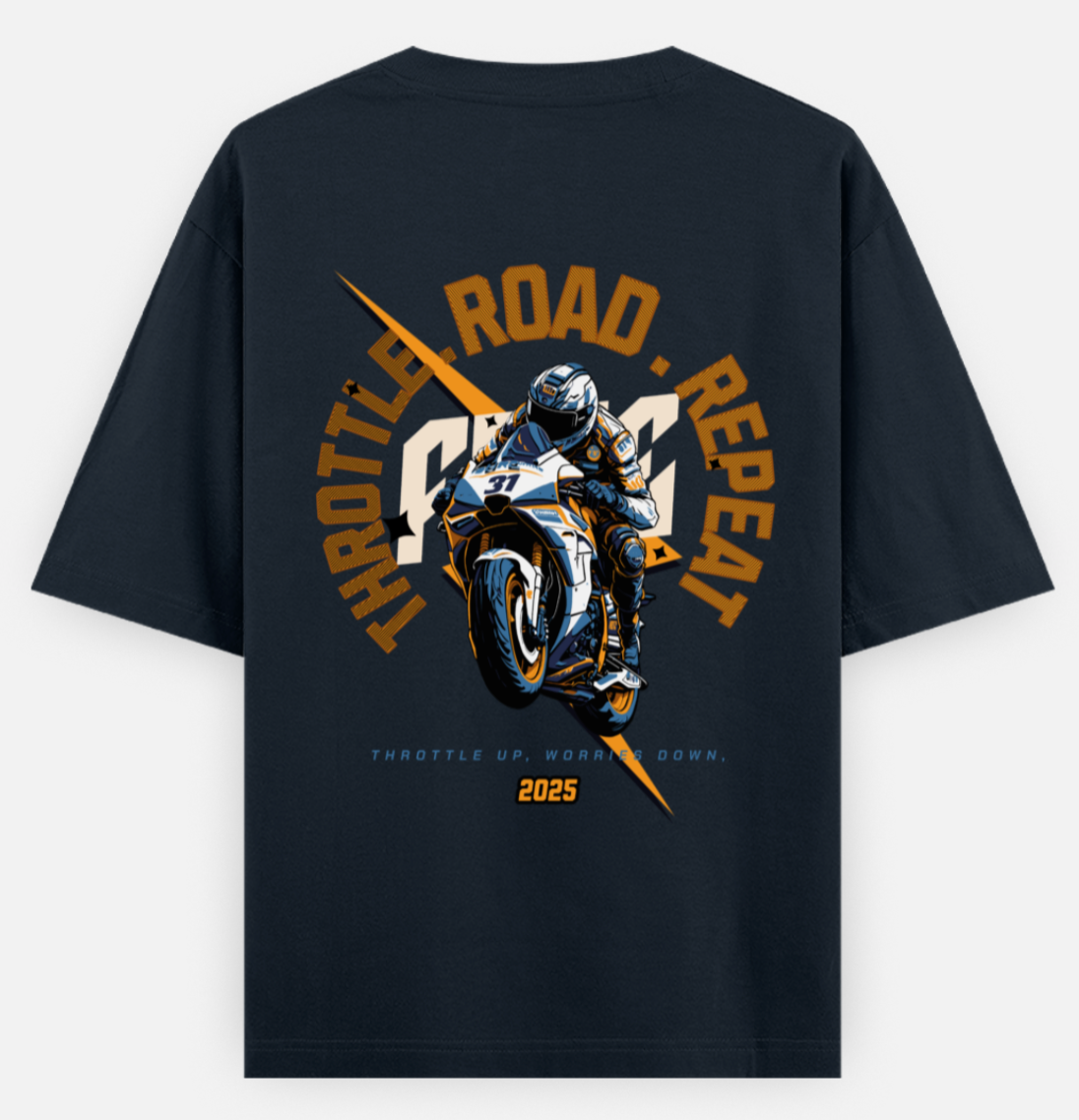 Throttle Up | Standard Oversized Tee | YR-SND-D12