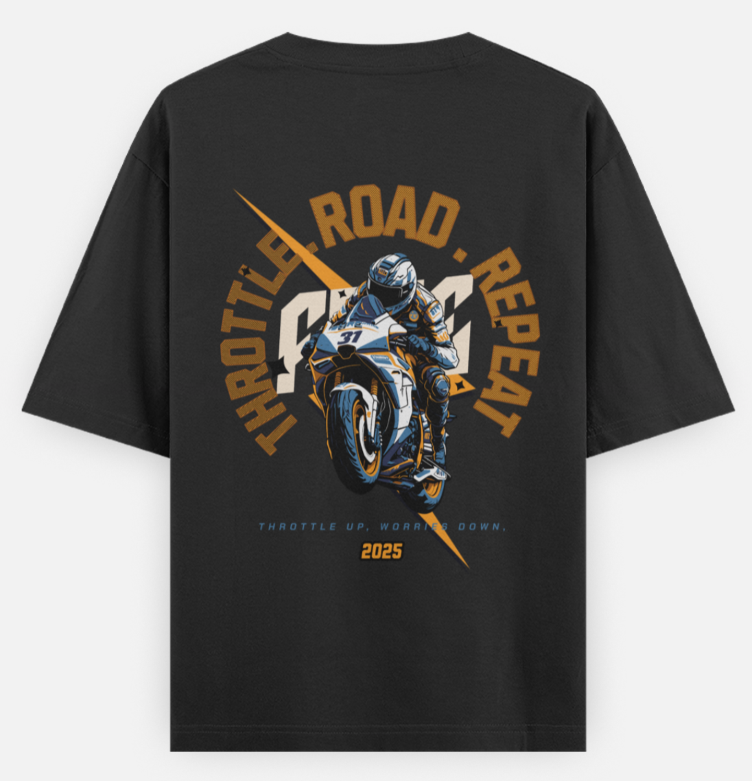 Throttle Up | Standard Oversized Tee | YR-SND-D12