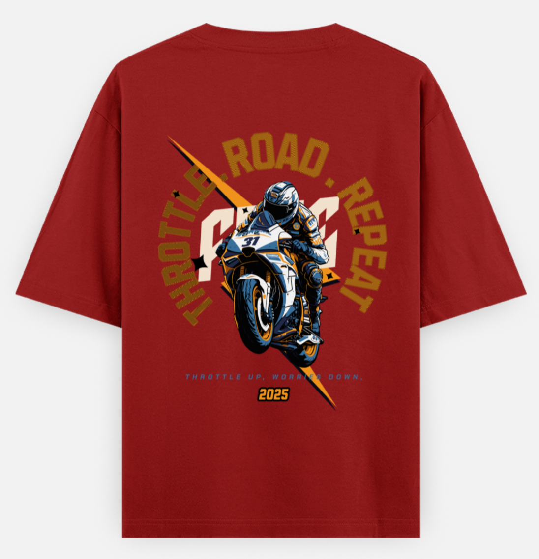 Throttle Up | Standard Oversized Tee | YR-SND-D12