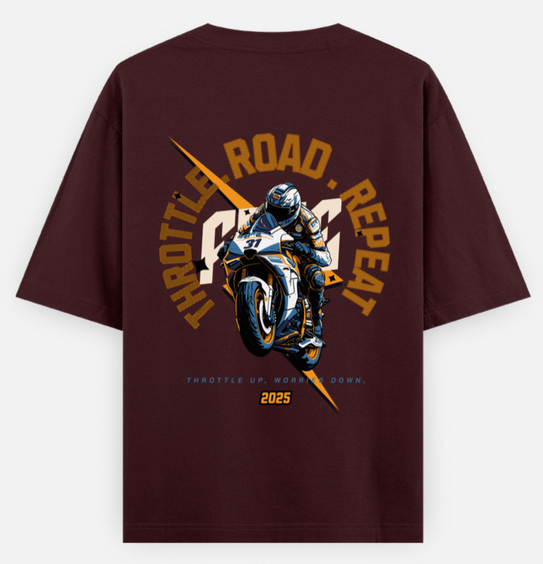 Throttle Up | Standard Oversized Tee | YR-SND-D12