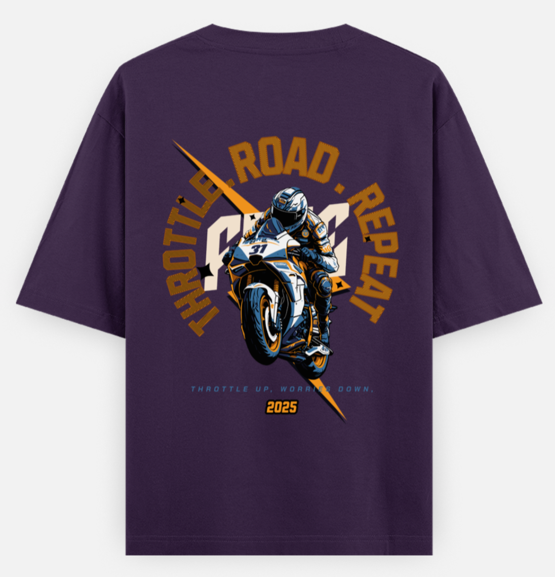 Throttle Up | Standard Oversized Tee | YR-SND-D12
