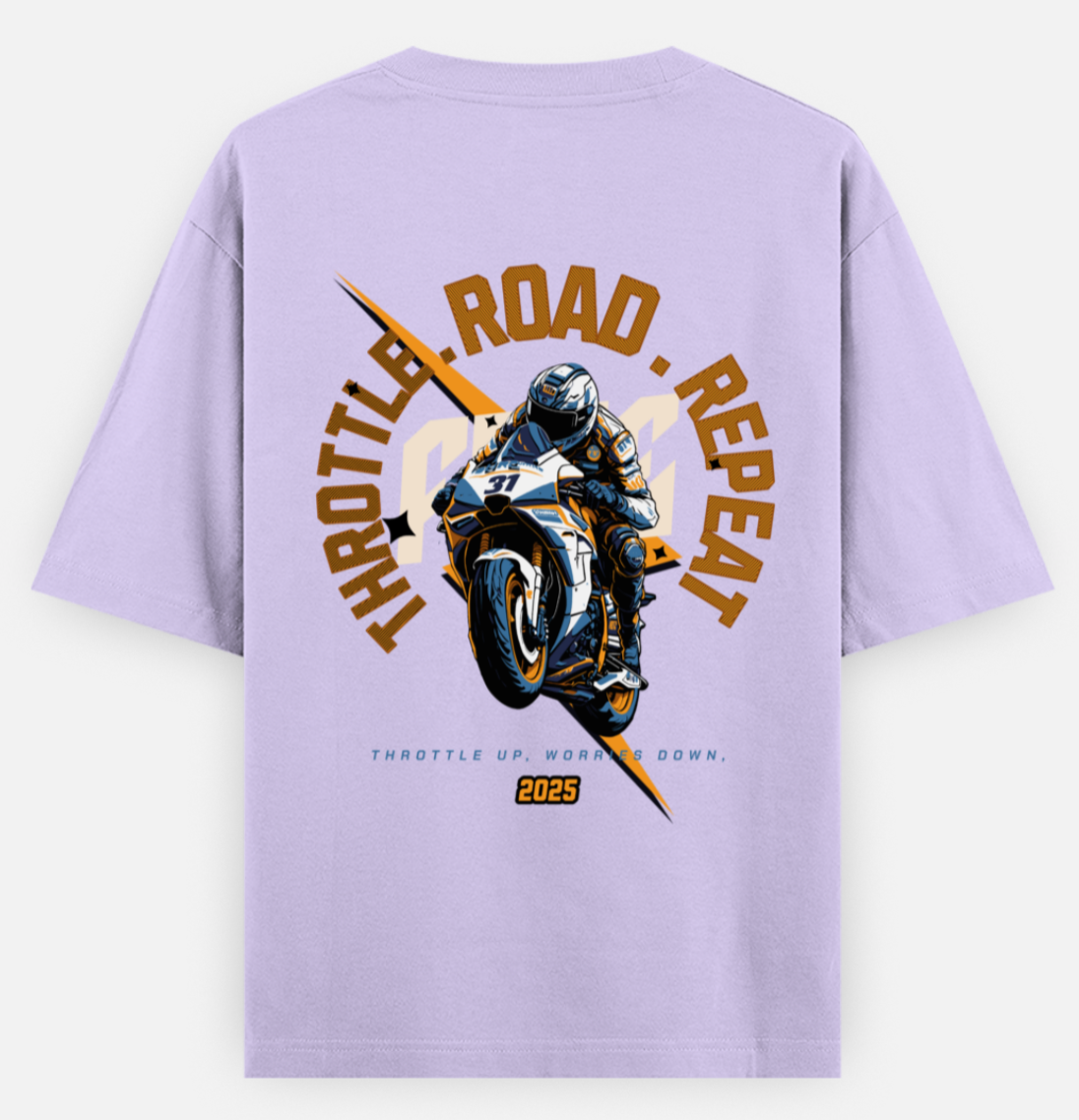 Throttle Up | Standard Oversized Tee | YR-SND-D12
