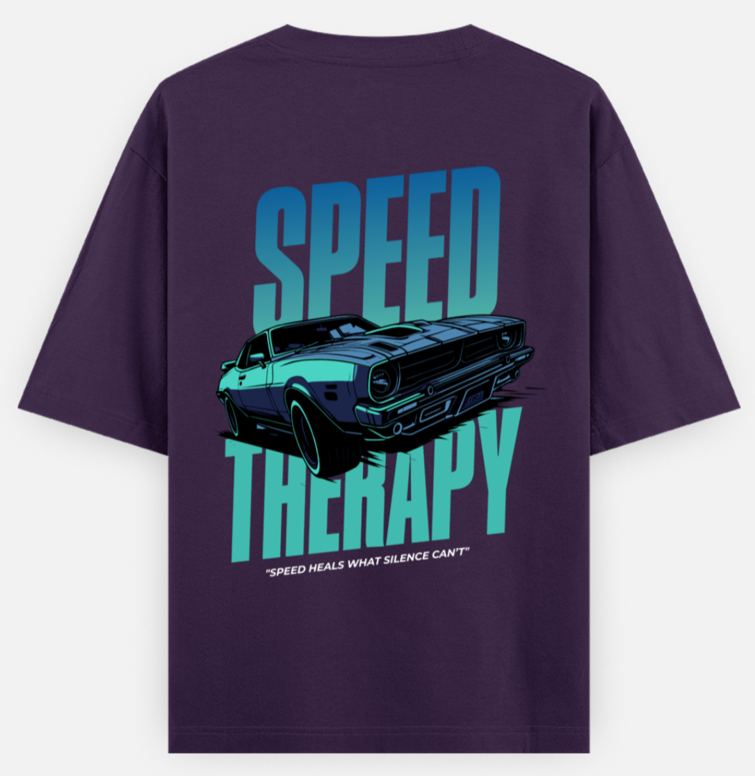 Speed Therapy | Standard Oversized Tee | YR-SND-D23