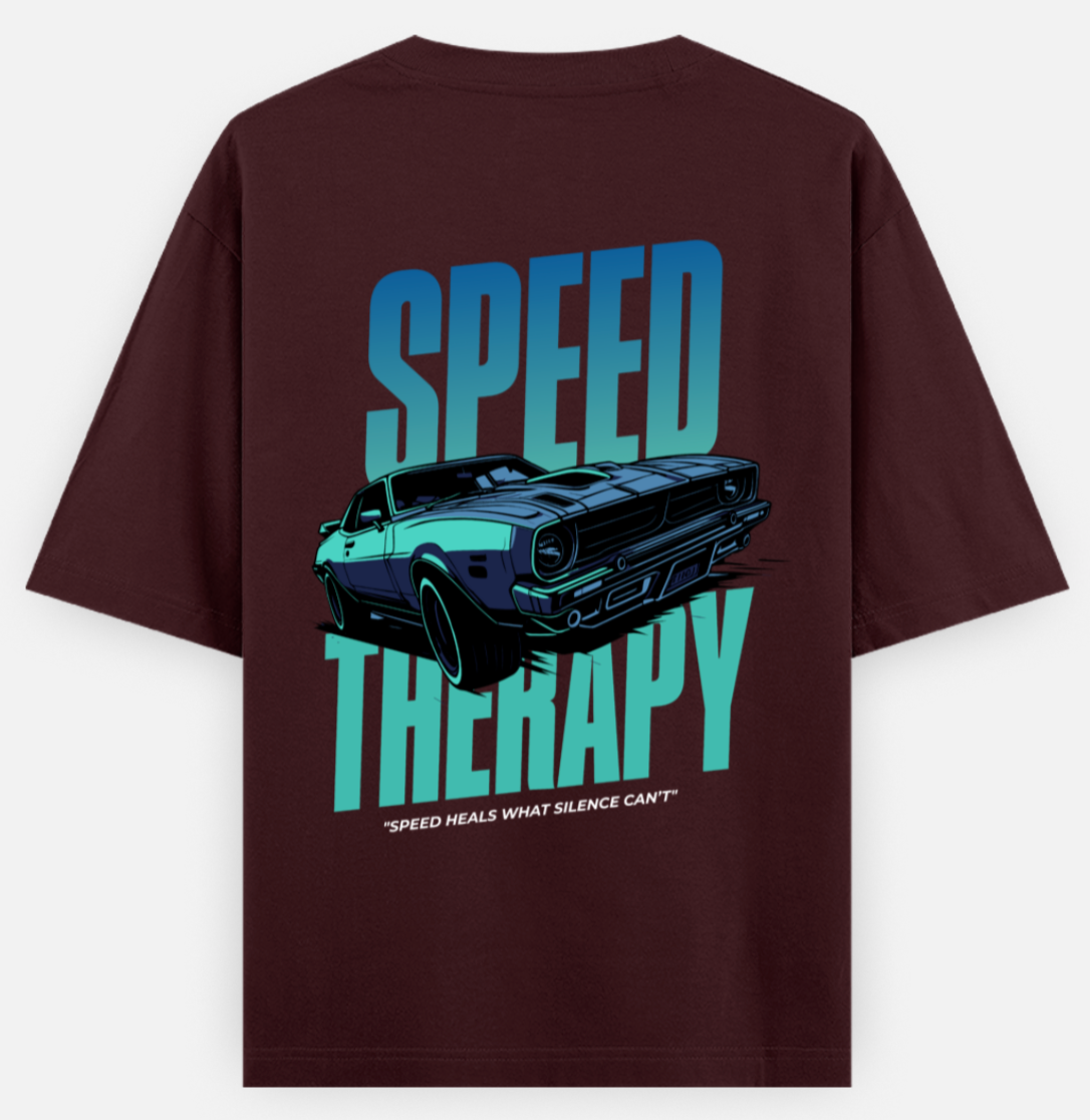 Speed Therapy | Standard Oversized Tee | YR-SND-D23