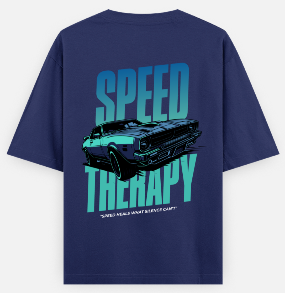 Speed Therapy | Standard Oversized Tee | YR-SND-D23