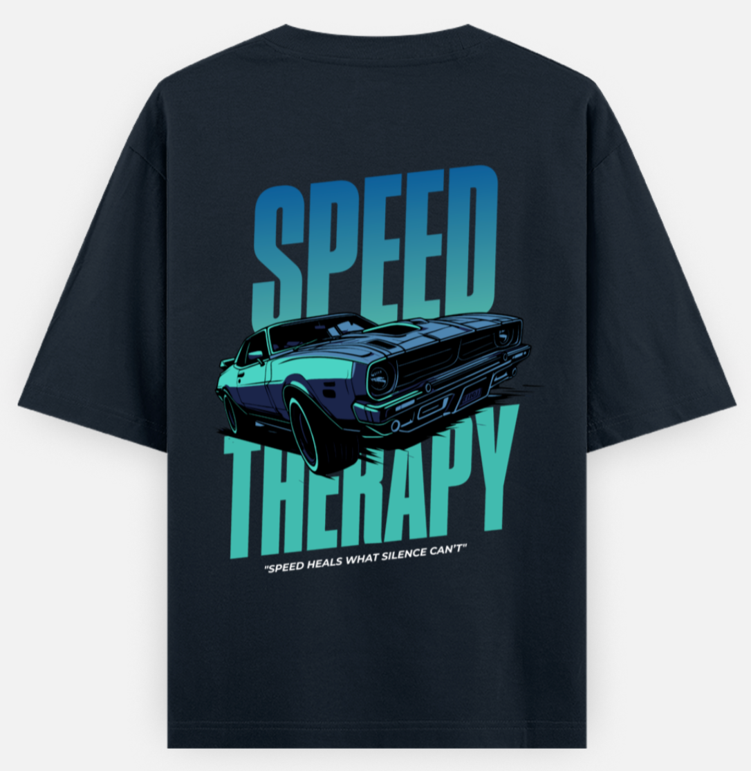 Speed Therapy | Standard Oversized Tee | YR-SND-D23