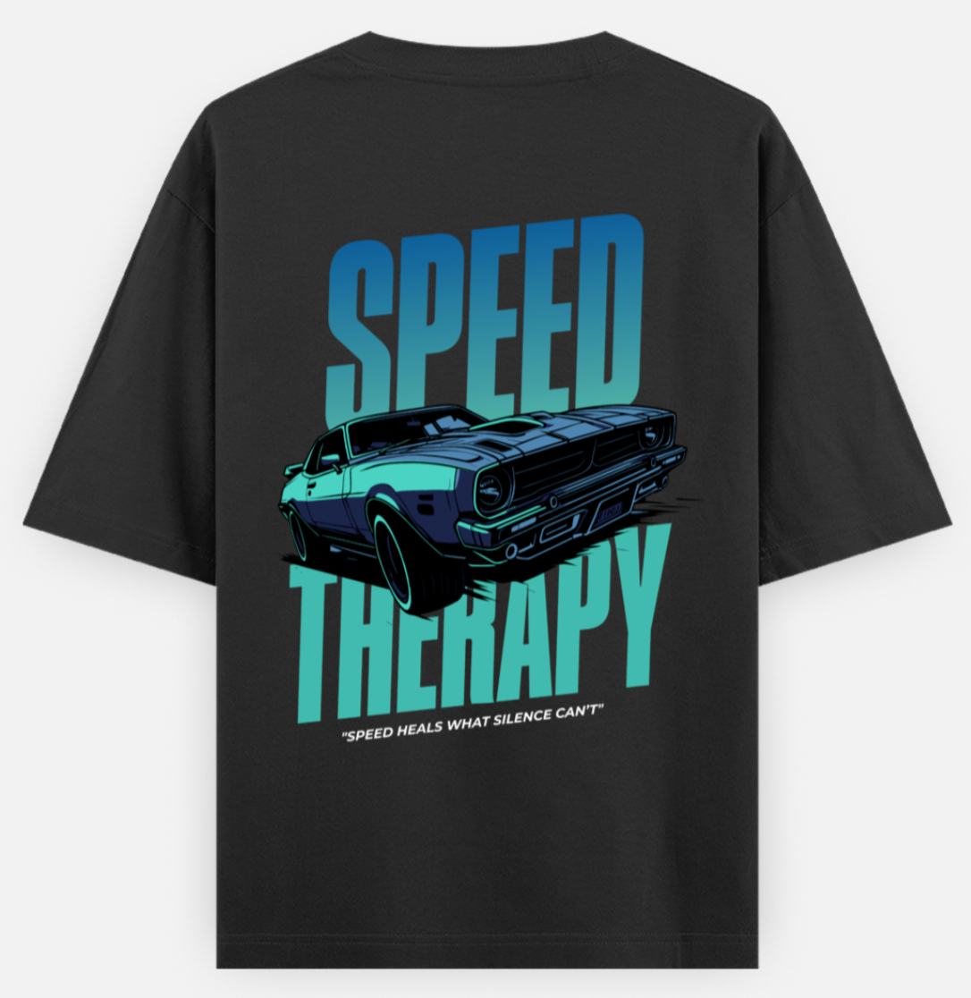 Speed Therapy | Standard Oversized Tee | YR-SND-D23