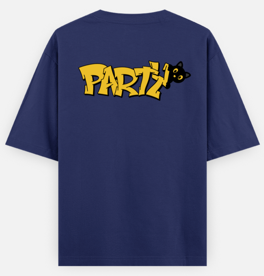 Party Cat | Standard Oversized Tee | YR-SND-D26