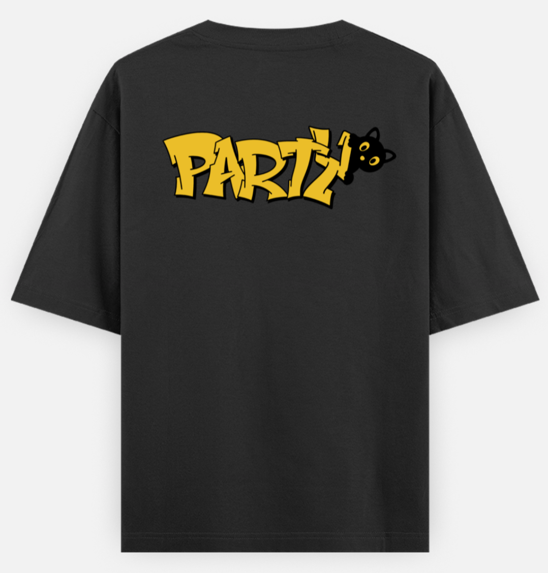 Party Cat | Standard Oversized Tee | YR-SND-D26