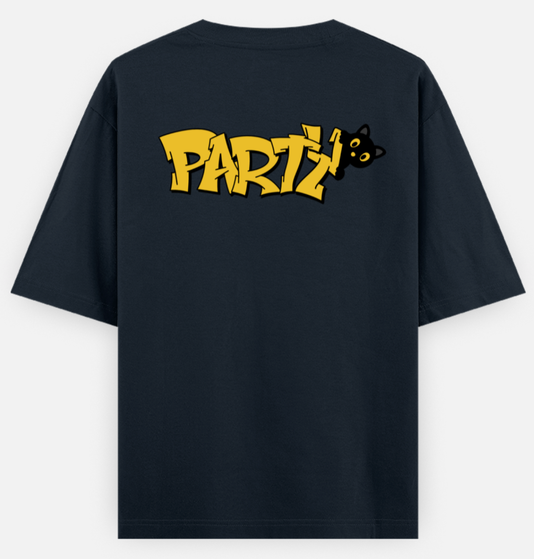 Party Cat | Standard Oversized Tee | YR-SND-D26