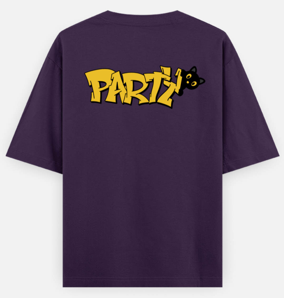 Party Cat | Standard Oversized Tee | YR-SND-D26