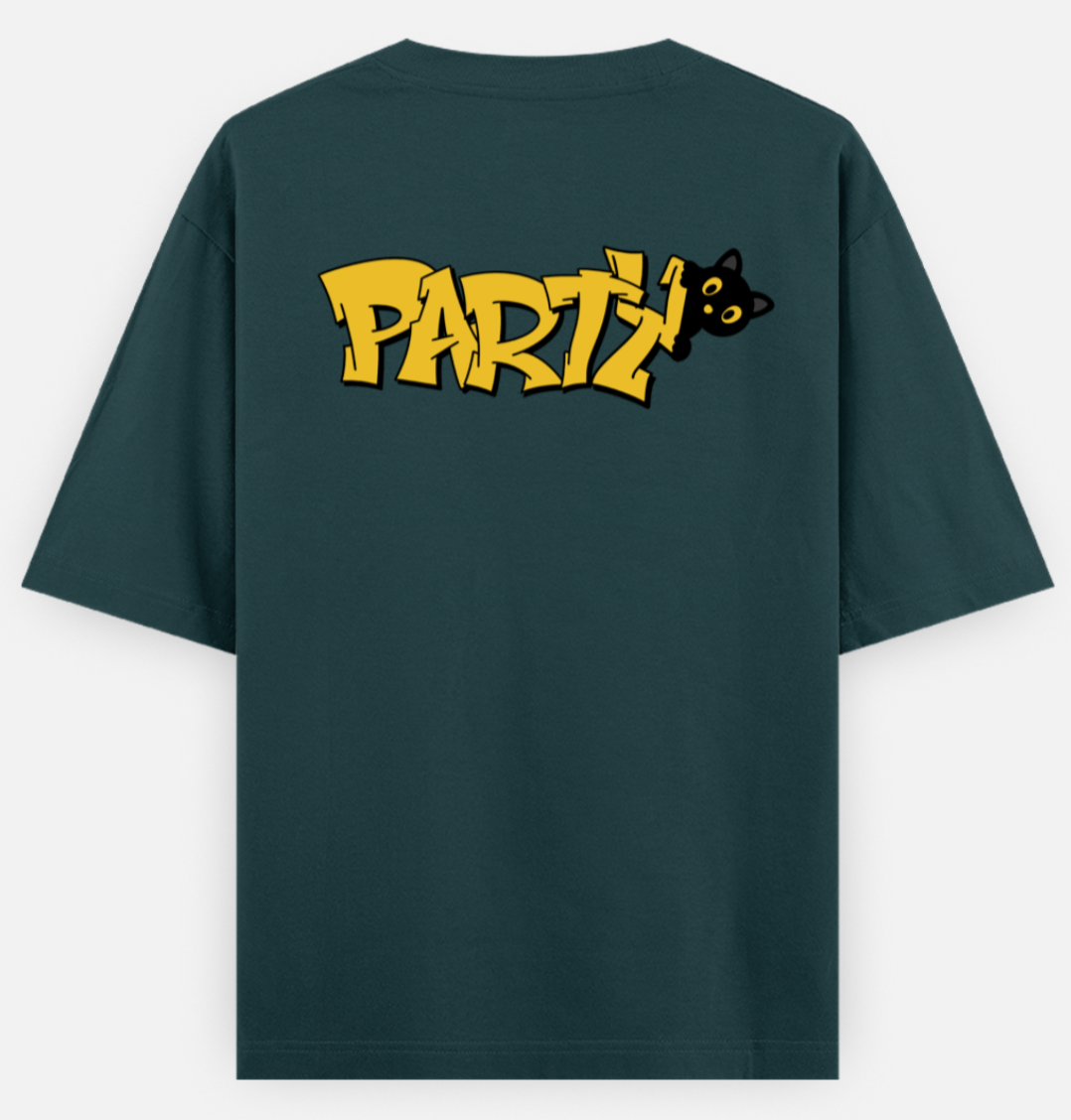 Party Cat | Standard Oversized Tee | YR-SND-D26