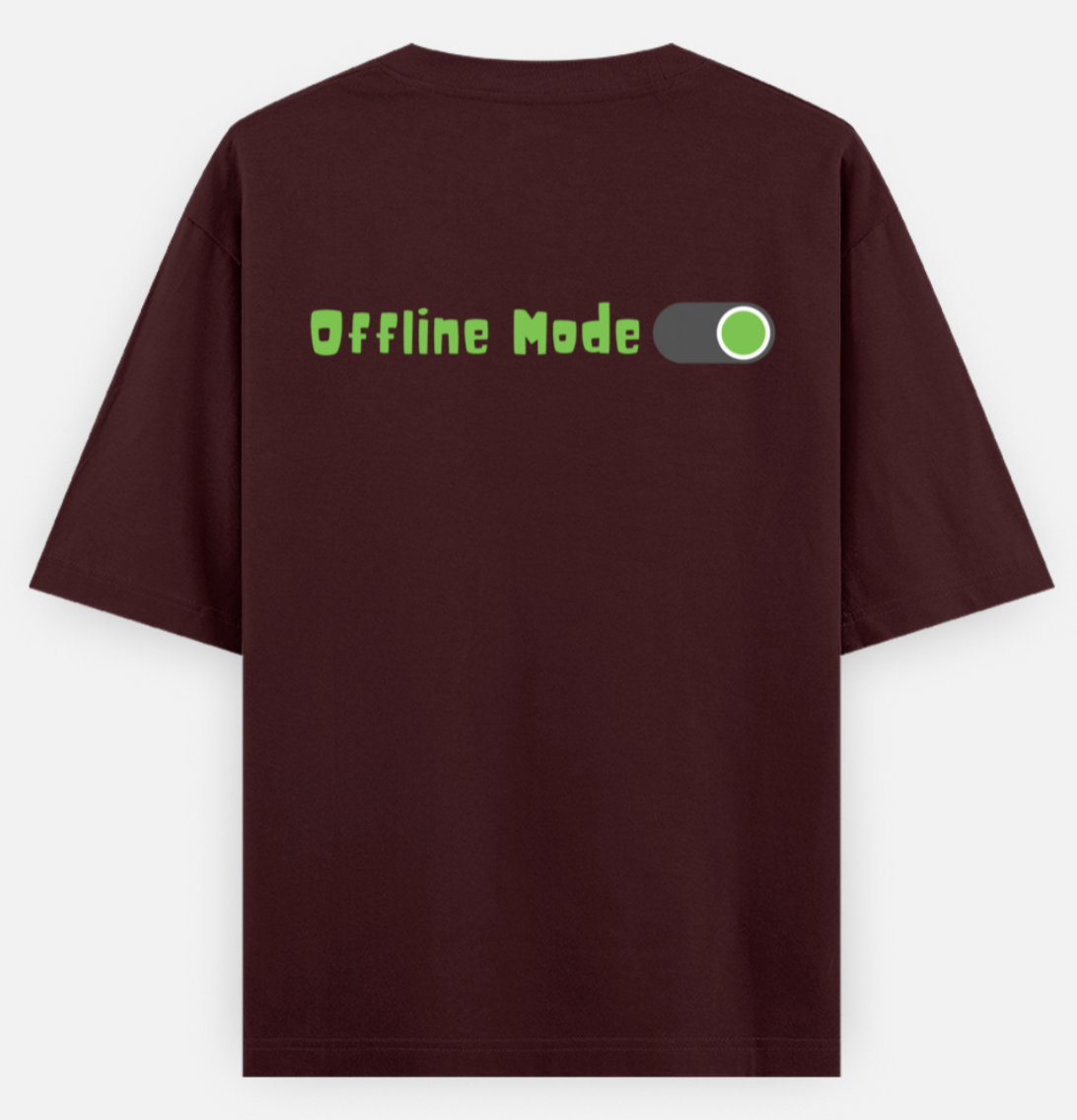 Offline Mode | Standard Oversized Tee | YR-SND-D31