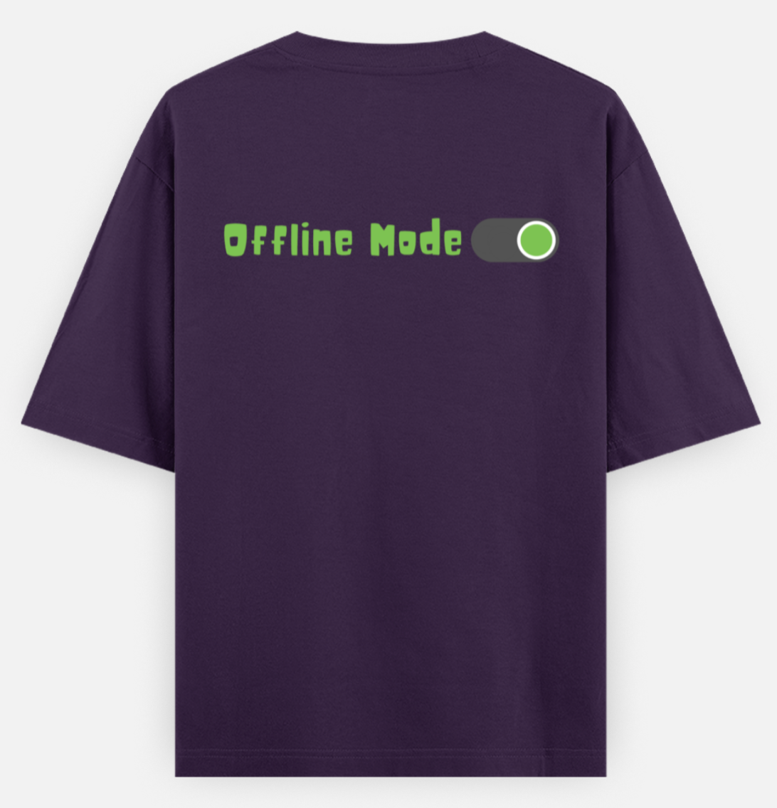 Offline Mode | Standard Oversized Tee | YR-SND-D31
