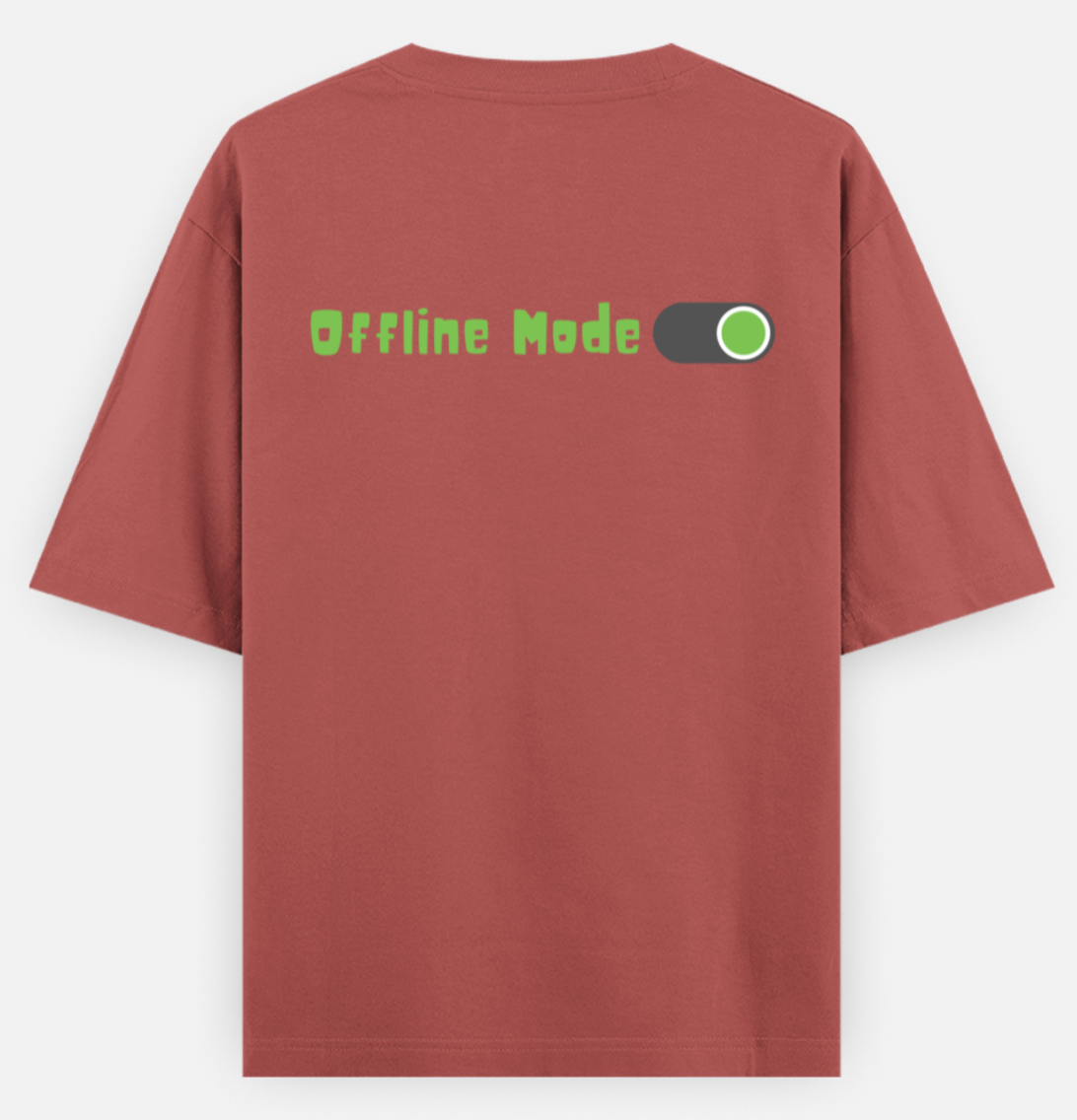 Offline Mode | Standard Oversized Tee | YR-SND-D31