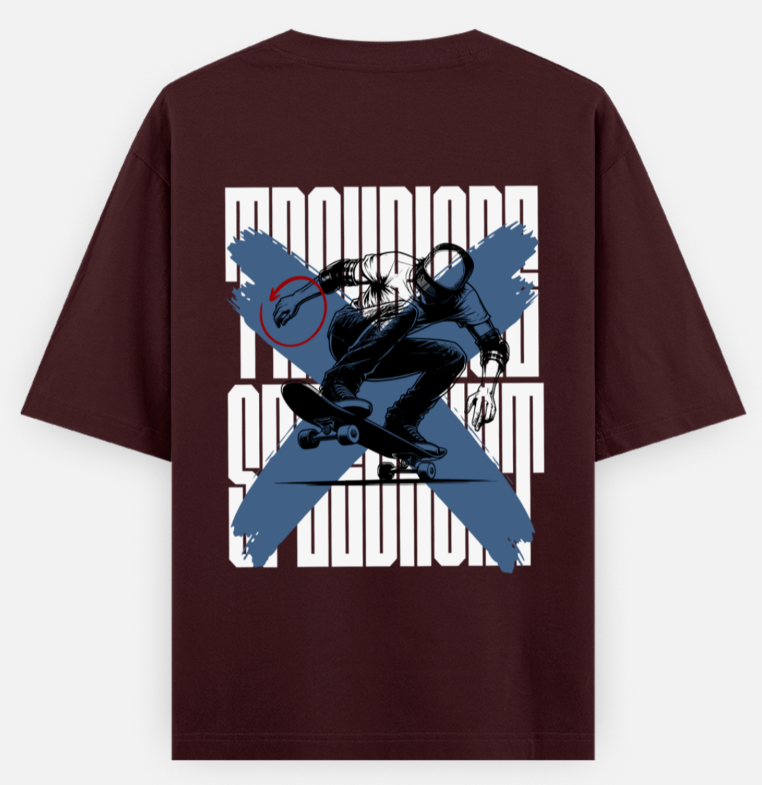 SkateB | Standard Oversized Tee | YR-SND-D41