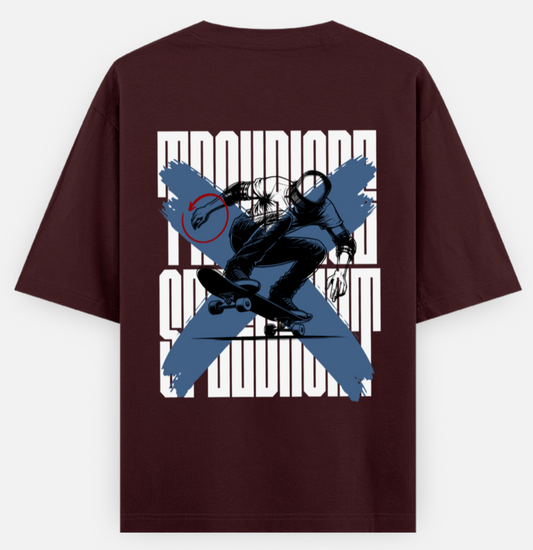 SkateB | Standard Oversized Tee | YR-SND-D41