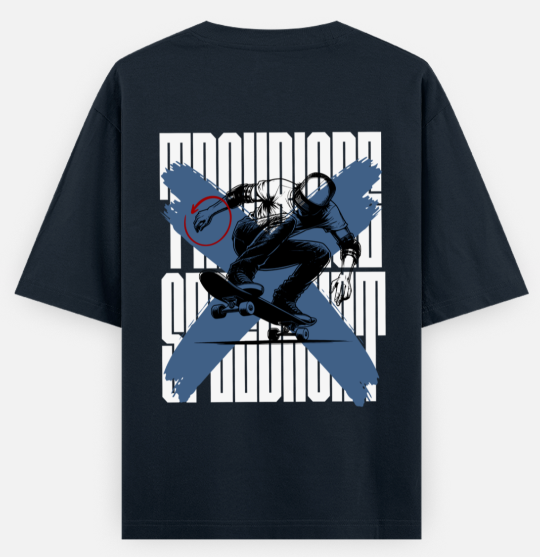 SkateB | Standard Oversized Tee | YR-SND-D41