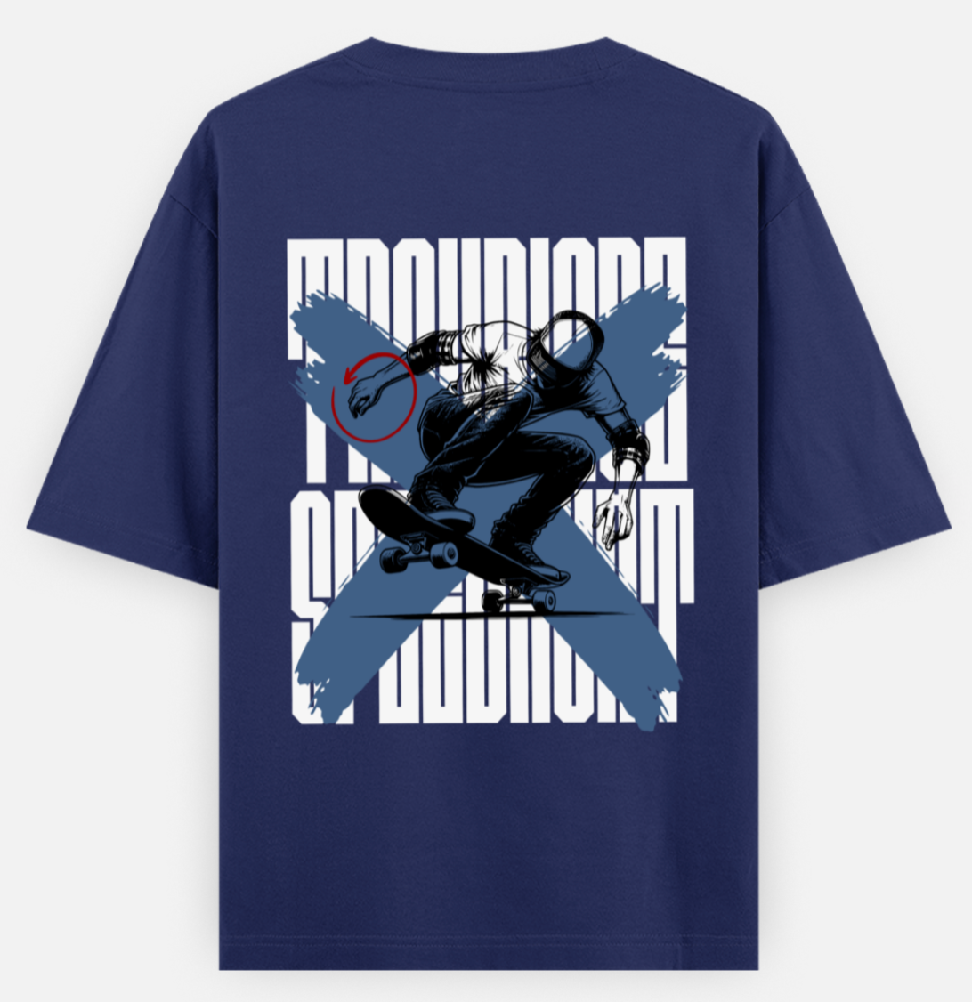 SkateB | Standard Oversized Tee | YR-SND-D41