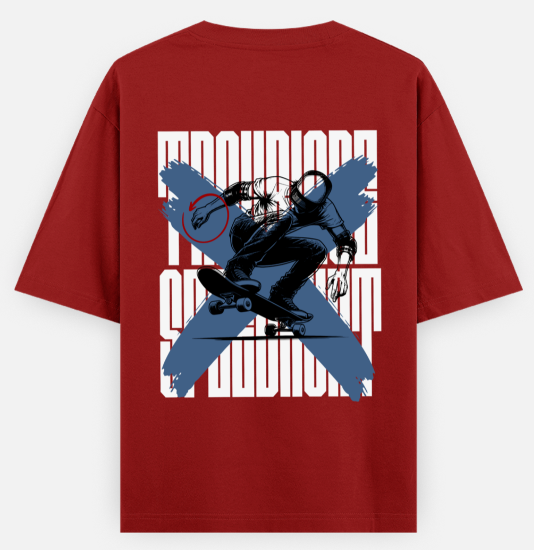 SkateB | Standard Oversized Tee | YR-SND-D41