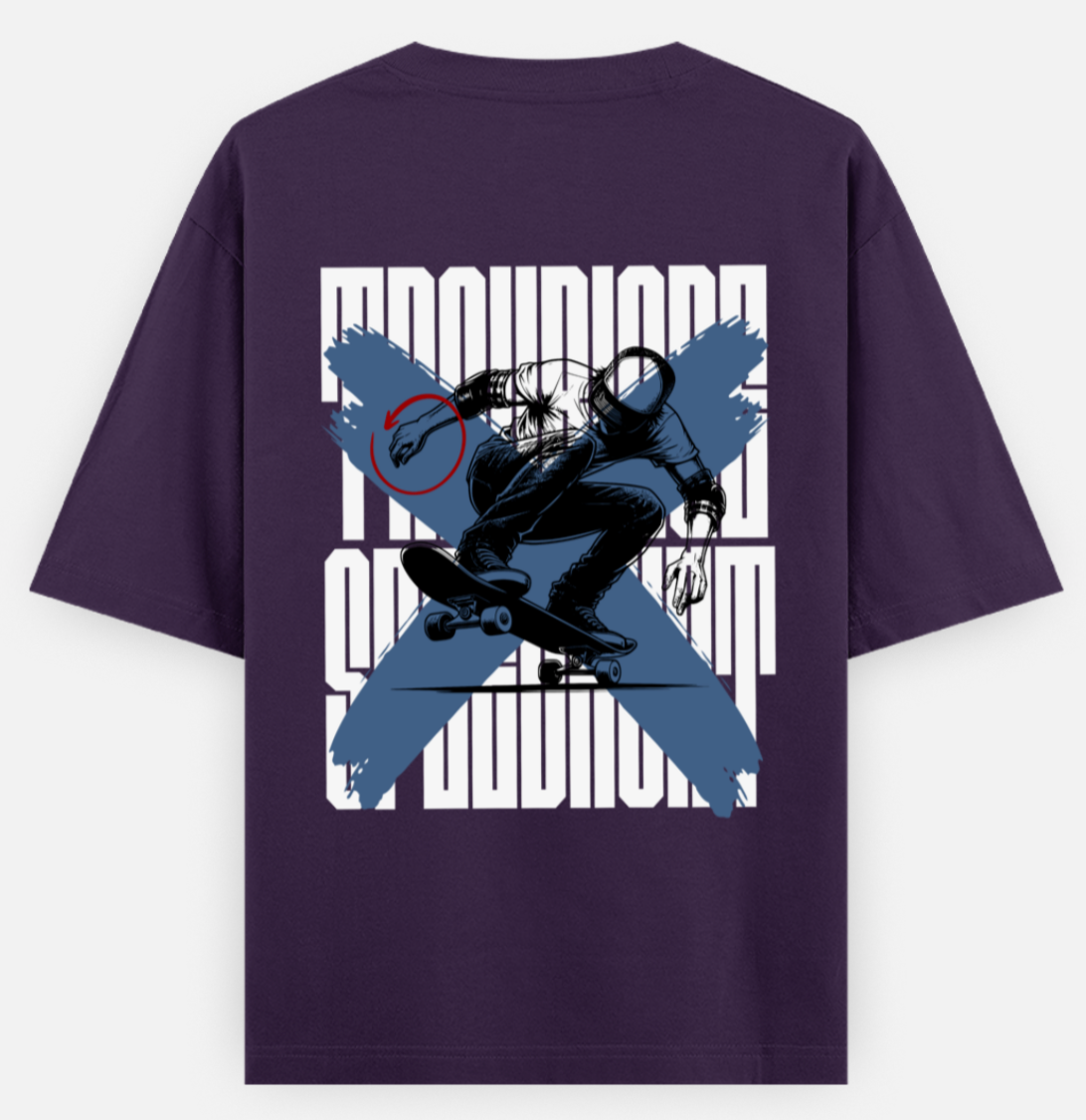 SkateB | Standard Oversized Tee | YR-SND-D41