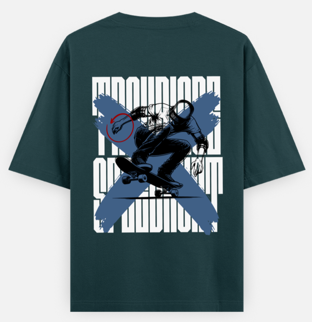 SkateB | Standard Oversized Tee | YR-SND-D41
