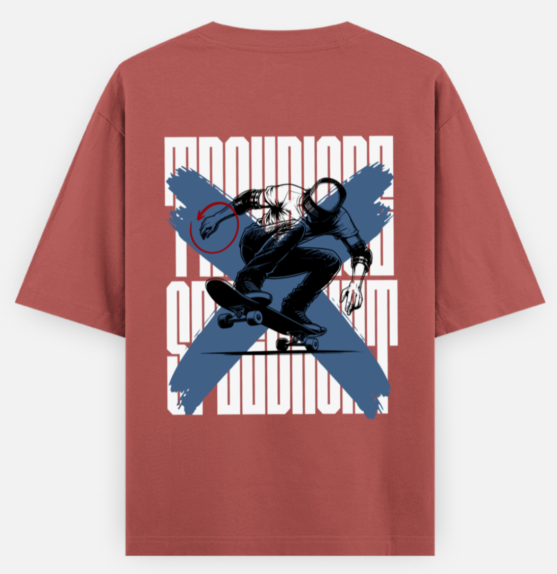SkateB | Standard Oversized Tee | YR-SND-D41