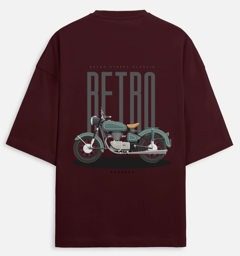 Retro | Terry Oversized Tee |YR-TRY-D03
