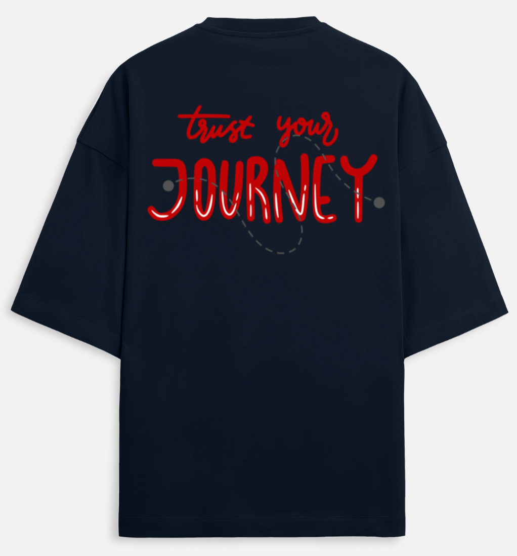 Trust UR Journey | Terry Oversized Tee |YR-TRY-D07