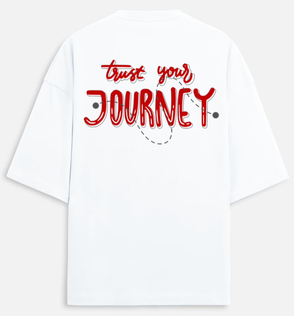 Trust UR Journey | Terry Oversized Tee |YR-TRY-D07