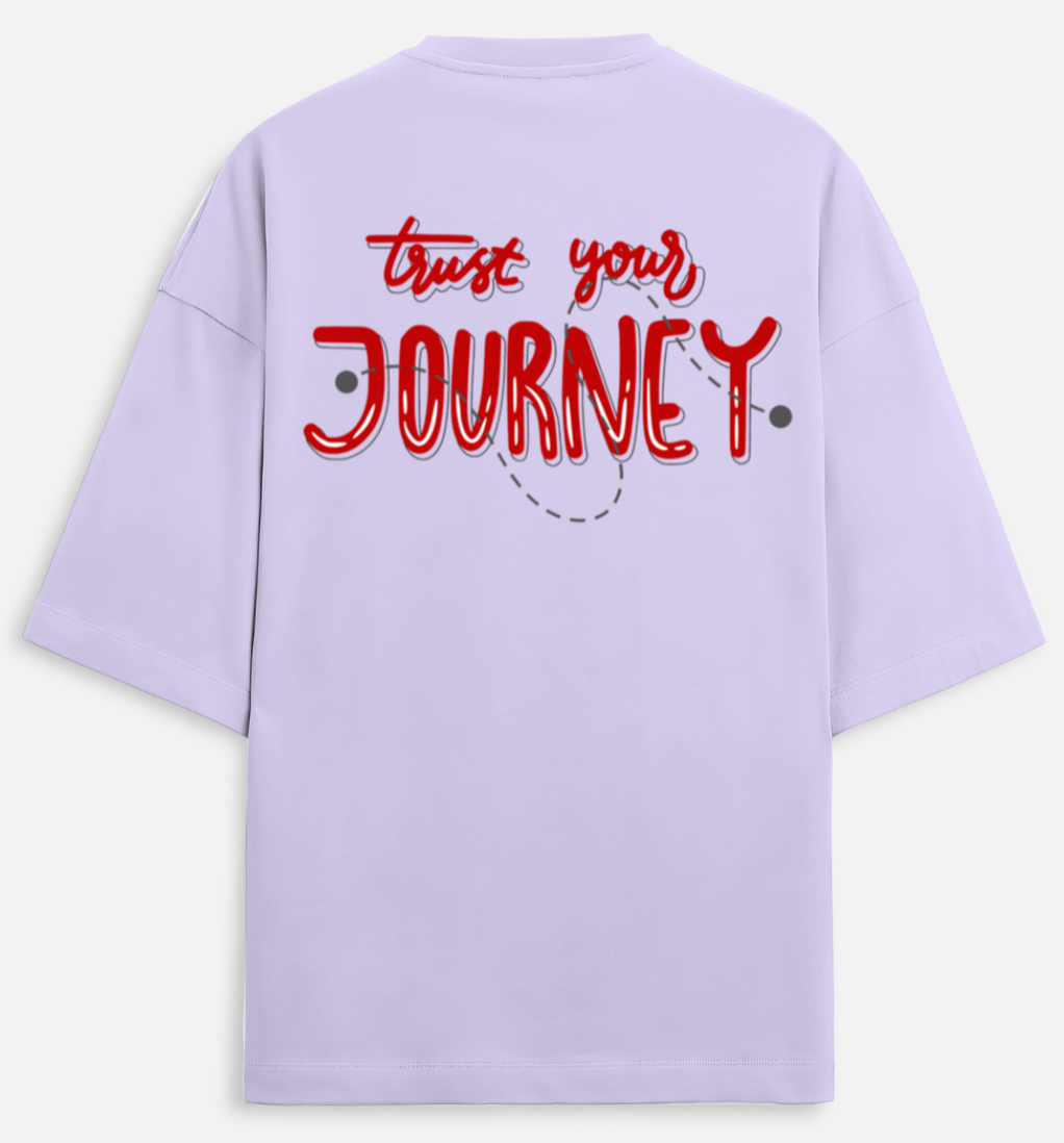 Trust UR Journey | Terry Oversized Tee |YR-TRY-D07