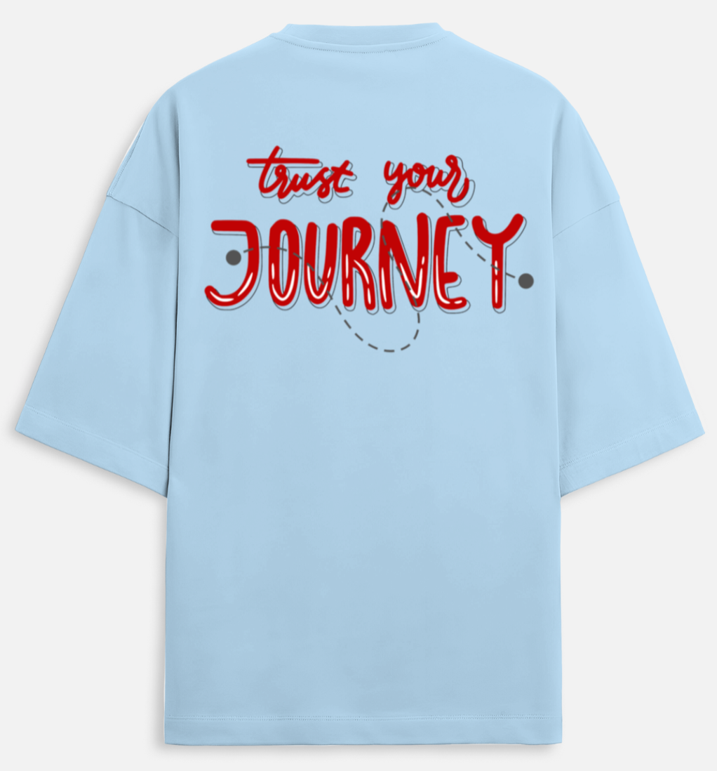 Trust UR Journey | Terry Oversized Tee |YR-TRY-D07