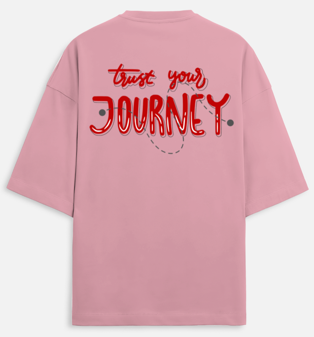 Trust UR Journey | Terry Oversized Tee |YR-TRY-D07