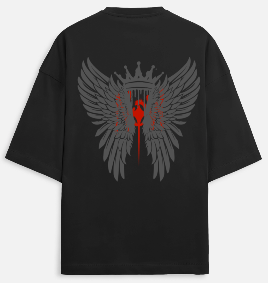 Wings Now | Terry Oversized Tee |YR-TRY-D09