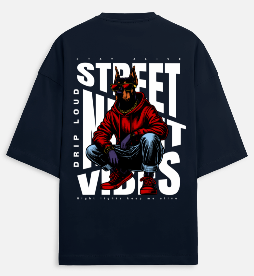 Drip Loud  | Terry Oversized Tee |YR-TRY-D14