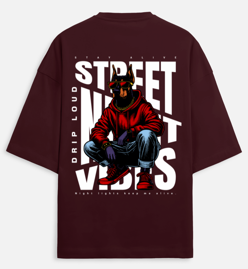 Drip Loud  | Terry Oversized Tee |YR-TRY-D14