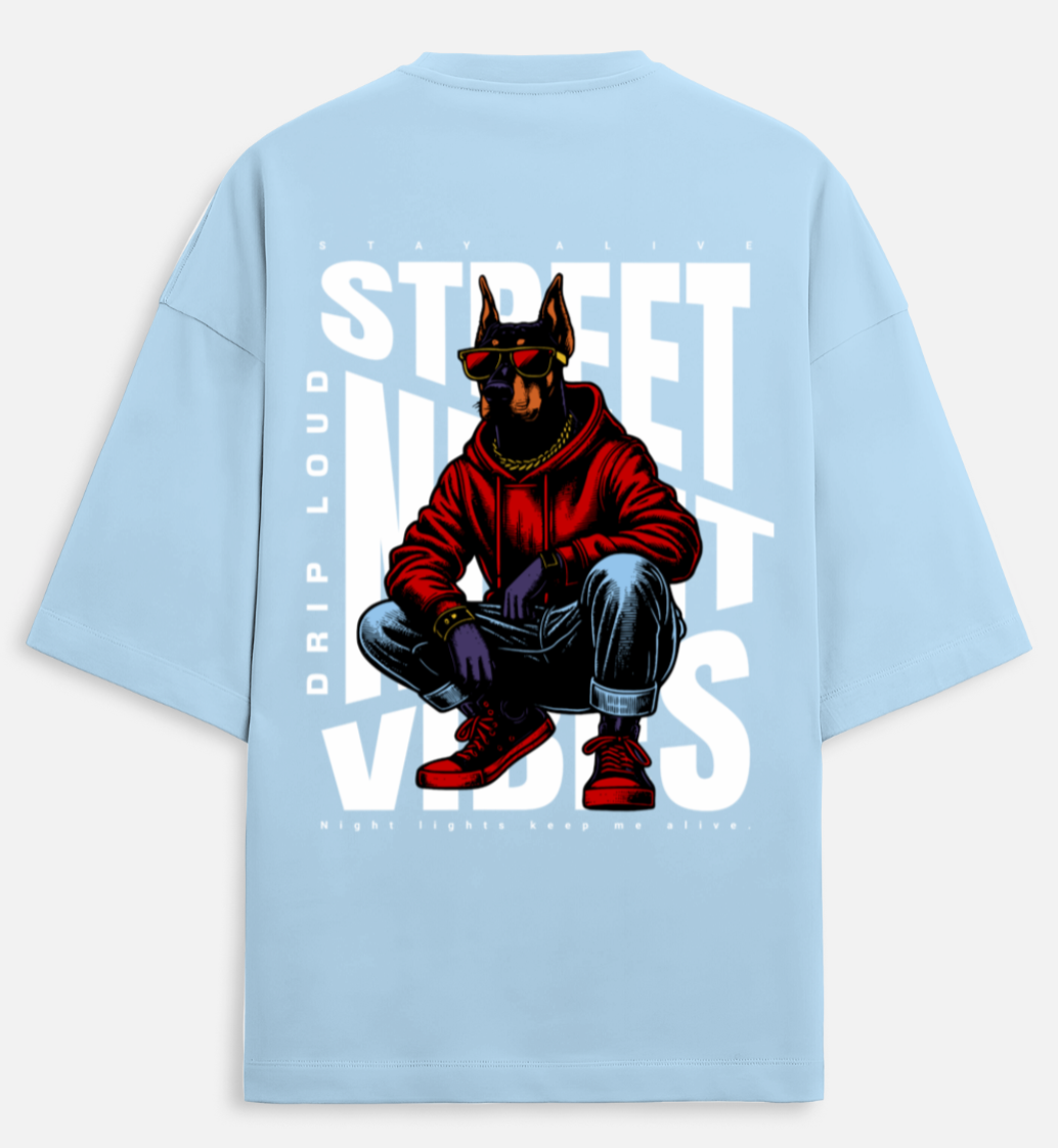 Drip Loud  | Terry Oversized Tee |YR-TRY-D14