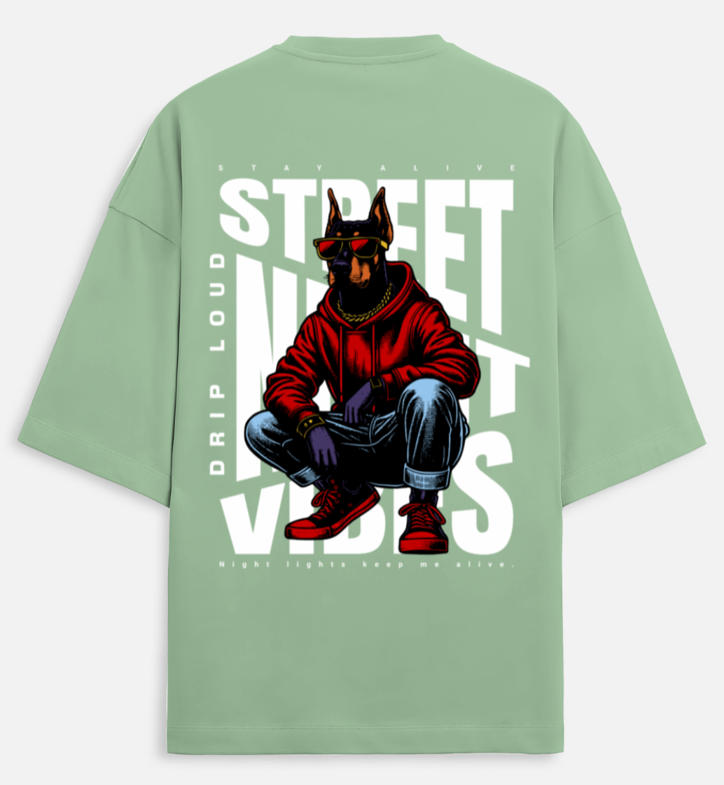 Drip Loud  | Terry Oversized Tee |YR-TRY-D14