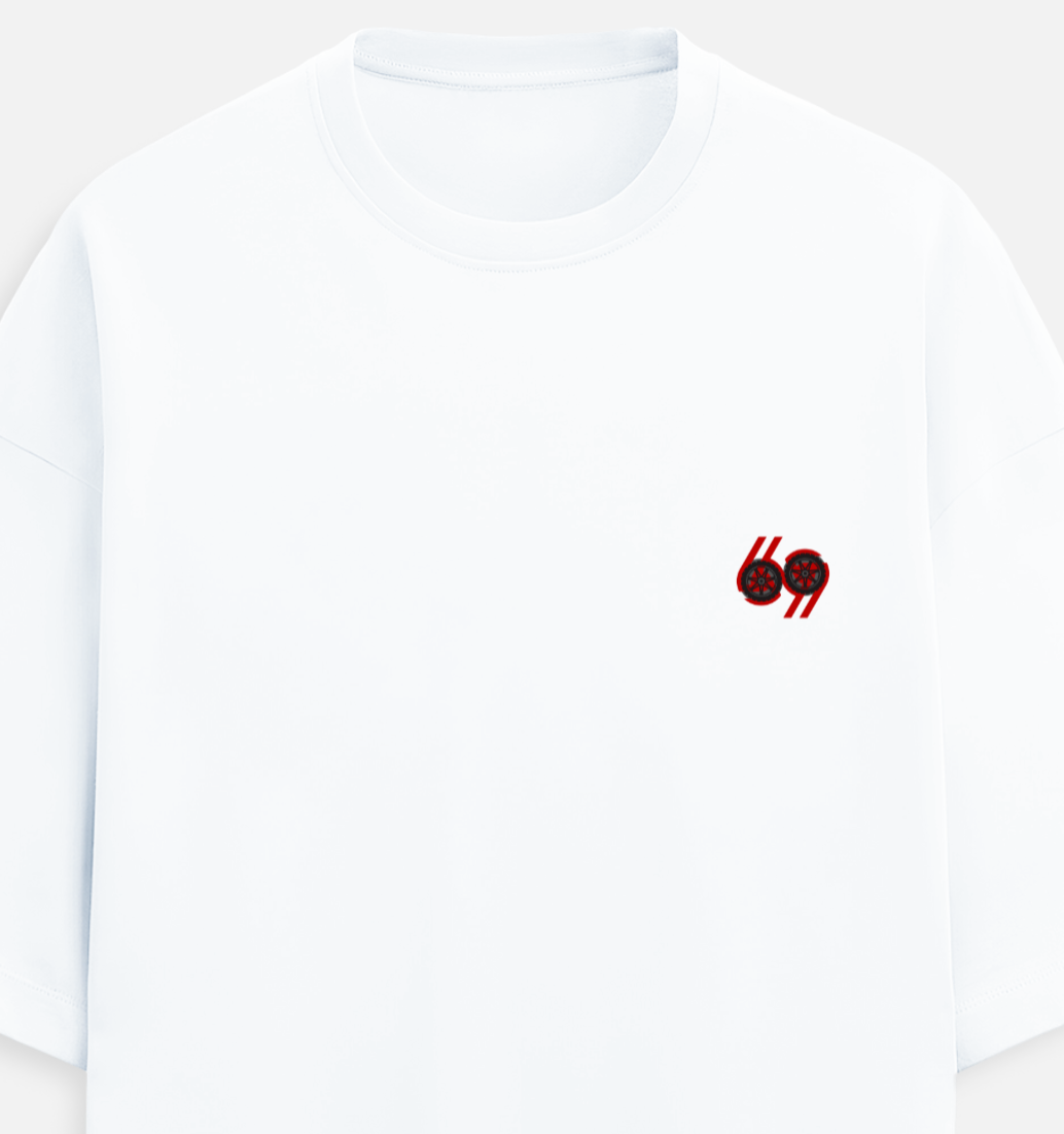 69 Car | Terry Oversized Tee |YR-TRY-D19