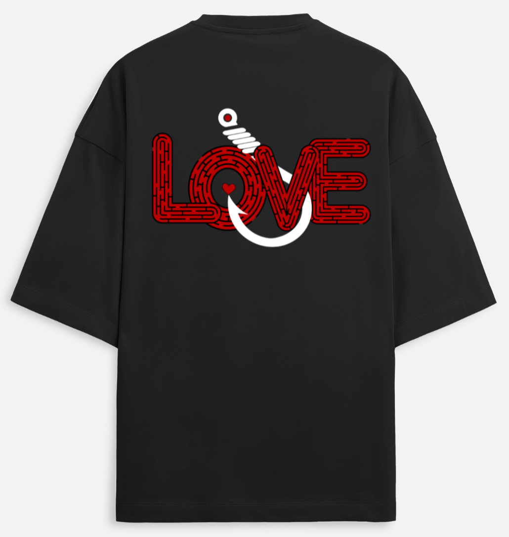 Love Hook| Terry Oversized Tee |YR-TRY-D20